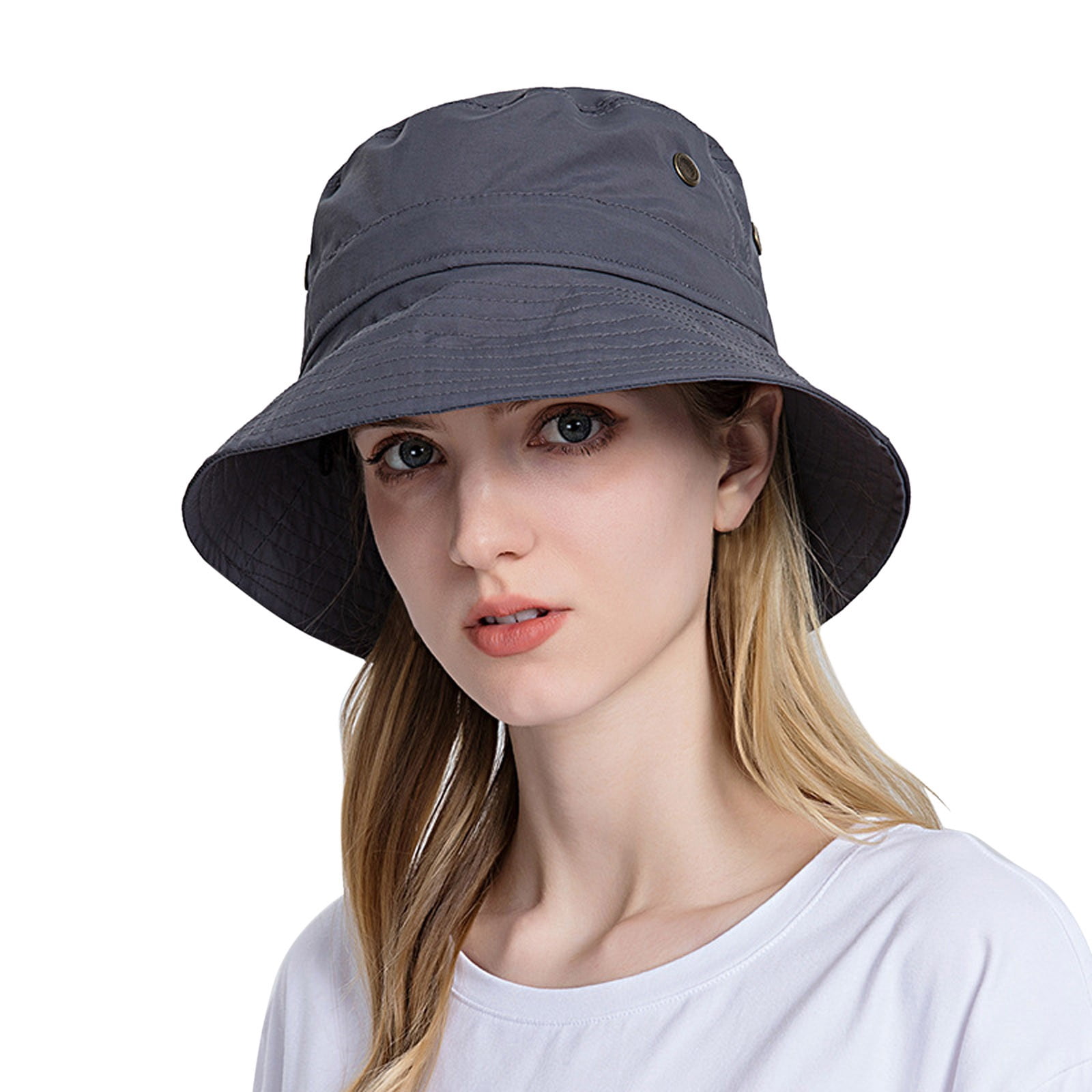 Women Sun Hat Wide Brim Protection Beach Hat Adjustable Bucket Hat Summer Hats