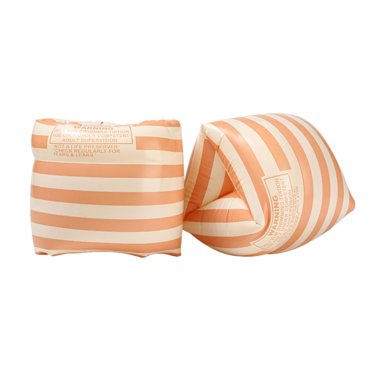 2 Pieces Arm Floatie Sleeves Swimming Arm Floats Swimming Equipment Tube Armlets Orange