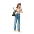thumbnail image 4 of lionlar 1:64 Model Figures Character Tiny Resin Figures Sand Table Layout Decoration Shoulder Bag Girl, 4 of 9