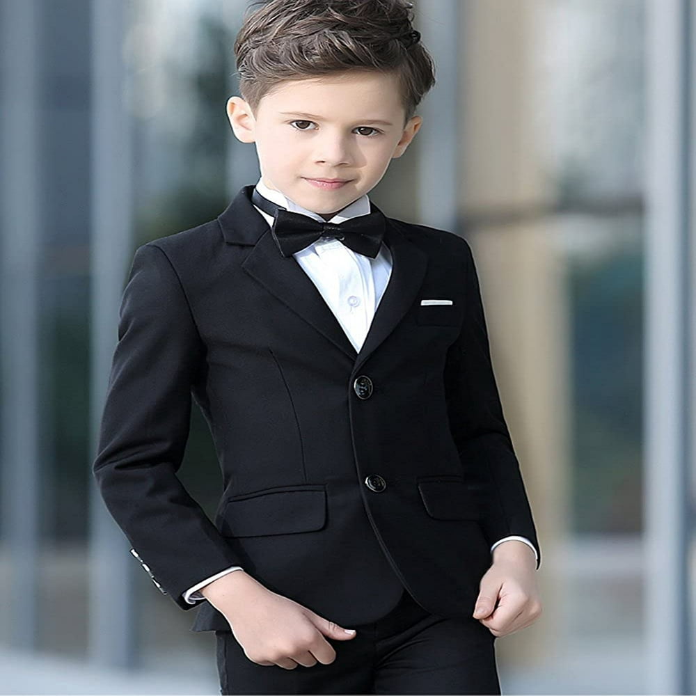 Boys Formal Suits 5 Piece Slim Fit Dresswear Suit Set