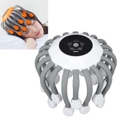 Bewinner Electric Head Massager With 20 Massage Heads & Music Speaker, Red LED Light Vibration Octopus Claw Scalp Scratcher, Full Automatic Scalp Massager Tool For Home Travel