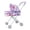 Purple, variant on Lipstore Baby Doll Stroller Doll Accessories Push Pram for Little Girls Boys Children Yellow