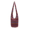 thumbnail image 2 of KLKCMS Ethnic Purses Crossbody Shoulder Bag Hippie Macrame Bag Hipster Handbag A- Red, 2 of 9