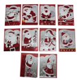 thumbnail image 1 of simhoa 10x Merry Christmas Greeting Cards Holiday Cards with Envelope - Santa, 1 of 6