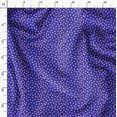 thumbnail image 3 of Soimoi Blue Velvet Fabric Shells Ocean Print Sewing Fabric Yard 58 Inch Wide, 3 of 6