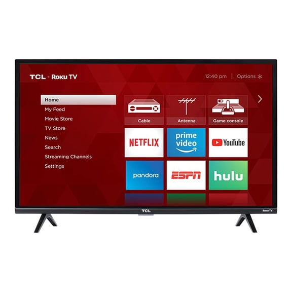 TCL Téléviseur DEL Intelligent Roku 1080p de 32 Po - 32S327, Modèle 2019