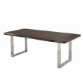 thumbnail image 1 of 72" Live Edge Dining Table, Dark Oak, 1 of 5