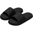 thumbnail image 2 of MIASHUI Slides Slippers for Women Indoor Bathroom Shower Shoes Comfort Lightweight,Black,9-10, 2 of 5