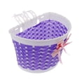 thumbnail image 2 of Kids Front Handlebar Bike Basket, Detachable, Strap, Bowknot, Cycling Riding Biking, Outdoor Sports ,, 2 of 7