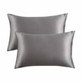 thumbnail image 1 of WIFKLSIIPG 2PCS Standard Size (20x26 inches) Satin Pillow Covers with Envelope Closure, 1 of 9
