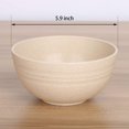 thumbnail image 4 of LuckyZone Unbreakable Cereal Bowls - 24 oz Reusable Wheat Straw Bowl Set of 4 - Dishwasher & Microwave Safe - Perfect for Cereal, Soup and Rice - BPA Free, Healthy & Eco-Friendly (4 Color), 4 of 4