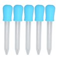 thumbnail image 3 of Compte-gouttes en Silicone Liquide Compte-Gouttes Calibrées 5 Pcs Compte-Gouttes Liquide Bijoux en Silicone Bricolage Compte-Gouttes Pipettes de Transfert pour Résine Époxy Laboratoire Expérience Bleu, 3 of 8
