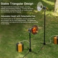 thumbnail image 3 of Chauffage à Gaz Portable Support de Tente de Camping Poêle de Chauffage Trépied Réchauffeur d'Hiver pour Camping en Plein Air Randonnée Pêche sur Glace, 3 of 8