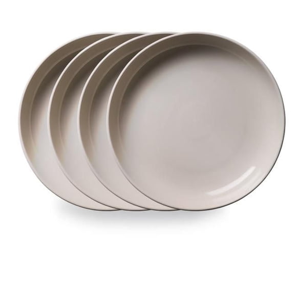 Corelle® Stoneware Dinner Plates, Oatmeal, Reactive Glaze, 4-pack