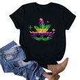 thumbnail image 4 of TIMIFIS T-Shirts pour Femmes Été Décontracté Coupe Classique Manches Courtes Col Rond T-Shirt Ample Carnavals T-Shirt à Imprimé Graphique, 4 of 5