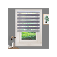 thumbnail image 1 of WYMO Zebra Blinds 61 x 72 INCH - Sheer Horizontal Blinds and Shades for Daytime and Nighttime - Light Filtering Roller Shades for Windows - Blue Grey - Manual Control Stick, 1 of 7