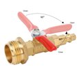 thumbnail image 3 of p>Adaptateur de Soufflage de Bateau Adaptateur de Soufflage Rv Winterizing Fitting 2PCS Rv Adaptateur de Soufflage Filetage Externe Interne Raccord d'Hivernage avec Vanne à Bille pour Remorque de Voyage en Bateau/p>, 3 of 7