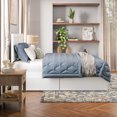 thumbnail image 4 of AFI Canyon Full Wood Platform Bed with Footboard & 2 Storage Drawers in White, 4 of 31
