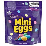 CADBURY Mini Eggs, CADBURY Mini Eggs Chocolatey Candy, CADBURY Mini Eggs Chocolate Bag, 342 g