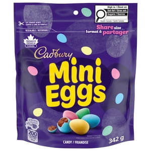 CADBURY Mini Eggs, CADBURY Mini Eggs Chocolatey Candy, CADBURY Mini Eggs Chocolate Bag, 342 g