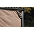 thumbnail image 4 of Sojag Dakota 10 x 10 x 7 ft Dark Brown Curtains for Gazebo, Polyester, 4 of 4