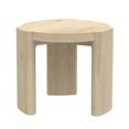 thumbnail image 3 of Alpine Furniture Sloane Table d'Appoint Ronde en Bois de 20 Po L en Bois Flotté Naturel, 3 of 9