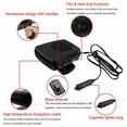 thumbnail image 4 of 12V 200W Car Heater Dryer Plugin 2 In 1 Heater Cooler Fan Portable Demister US, 4 of 11