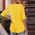 thumbnail image 4 of Wensltd Blouse d'Été Ample pour Femme à Imprimé, Manches à Volants, Encolure Carrée, 4 of 6
