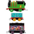 thumbnail image 2 of Thomas et ses amis  Train jouet motorisé  Percy Graffiti, 2wagons, 2 of 6