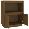 thumbnail image 3 of vidaXL Buffet Miel Brun 60x34x75 cm Pin Massif, 3 of 5