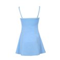 thumbnail image 3 of Fortune Women Sheath Dress Y2K Bodycon Mini Slip Dress Slim Fit Strap Dress, 3 of 9