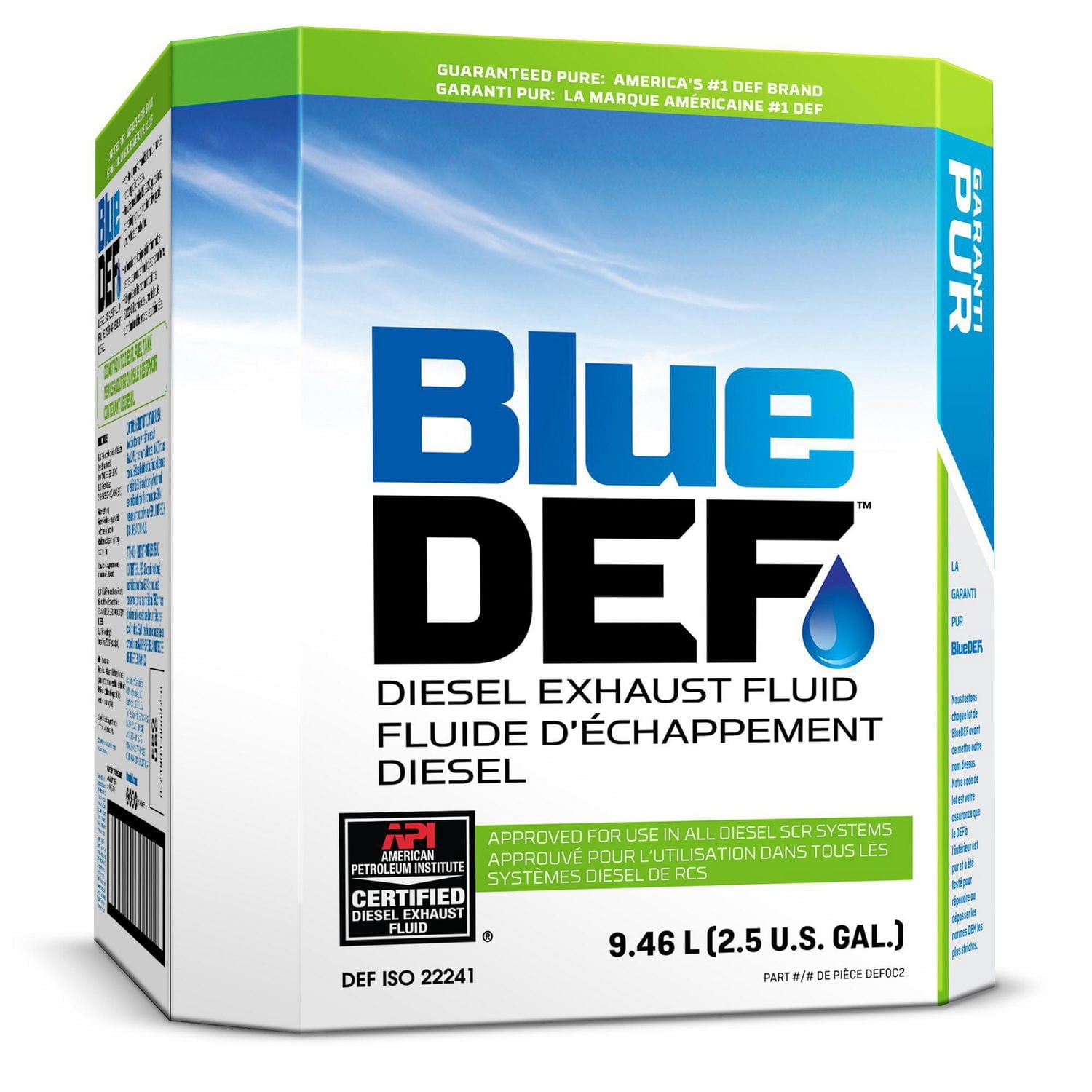 BlueDEF®, 9.4 Liters