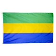 thumbnail image 1 of Annin Flagmakers 192762 Drapeau du Gabon Nyl-Glo 5 Pi X 8 Pi, 1 of 1