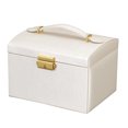 thumbnail image 1 of Mefallenssiah Women'S Jewelry Box Storage Box Leather Jewelry Storage Box with Lock Three-Layer Jewelry Box, 1 of 1