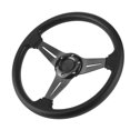 thumbnail image 4 of Universal Racing Steering Wheel, 14Inch 6  Anti Slip PU and Aluminum Gaming Steering Wheel with Horn Button for Racing / Car Sim Driving / JDM Sports Racing Steering Wheel, 4 of 8