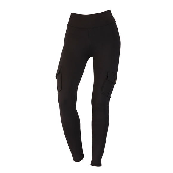 Womens Cargo Yoga Leggings with 4 Pockets High Waisted Tummy Control Stretch Workout Running Fitness Pants Gym Tights A1