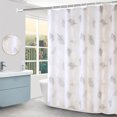 thumbnail image 3 of Shower Curtain, HEVIRGO Multipurpose Shower Curtain Liner Easy Installation Shower Curtain Set Waterproof Shower Curtains Suitable for Living Room Office Home, 3 of 7