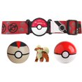 thumbnail image 1 of Pokemon - Clip 'N' Go Poke Ball Belt Set (Timer Ball - Poke Ball - Growlithe), 1 of 2