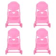thumbnail image 3 of 4Pcs Simulation Baby Stroller Plaything Plastic Trolley Model Toy Kids Role-playing Toy, 3 of 6