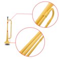 thumbnail image 3 of Beginner-Friendly Bb Plastic Trumpet for Students - Ammoon Yellow ABS Eco-Material Musical Instrument with Smooth Surface, Exquisite Design, High-Quality Sound & Lightweight 130g Build, Includes, 3 of 7