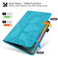 thumbnail image 2 of Tree of Life Embossed Case for ipad Pro 12.9(2024) Stand, Card Slots, Stylus Loop Blue, 2 of 5