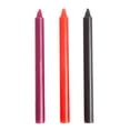 thumbnail image 1 of Hearth & Gear 3pcs Three Colour Taper Candles Cryogenic Candle Taper Candles Dripless Very Little Smog Multifunction And Multiscene For Home Weddings Candle Valentine's Day Present Votive Candle, 1 of 4