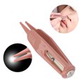 thumbnail image 3 of Baby Nasal Tweezers,  Ear Nose Navel Cleaning Tool with LED Light Comforable Grip for Daily Care, 3 of 7