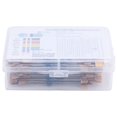 thumbnail image 3 of 640Pcs Résistance 64 Valeurs 1% Film Métallique 1 10m 1/6W Assortiment Kit Set Pack pour DIY, 3 of 14