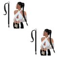 thumbnail image 2 of ziyahi DIY pour Différentes Tresses Extension de Cheveux pour Volume Instantané Extension de Queue de Cheval Tressée Changement de Style Noir 2ensemble, 2 of 6