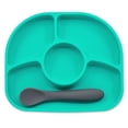 thumbnail image 1 of Yümi: Ensemble d'assiette et de cuillère en silicone, 1 of 6