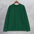 thumbnail image 2 of FAIWAD Men's Long Sleeve Sweatshirt Round Neck Solid Color Loose Pullover Tops Casual Oversized Blouse, 2 of 6