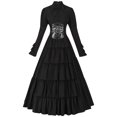 thumbnail image 1 of UPPADA Liquidation Robes Vintage de Cocktail pour Femmes Robe Maxi des Années 1950 Manches Évasées Robes Robe de Mariage Corset Robe de Bal Robes pour Femmes Robes Formelles pour Invitée de Mariage Été, 1 of 7