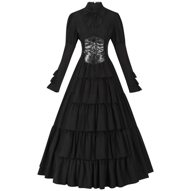 UPPADA Liquidation Robes Vintage de Cocktail pour Femmes Robe Maxi des Années 1950 Manches Évasées Robes Robe de Mariage Corset Robe de Bal Robes pour Femmes Robes Formelles pour Invitée de Mariage Été