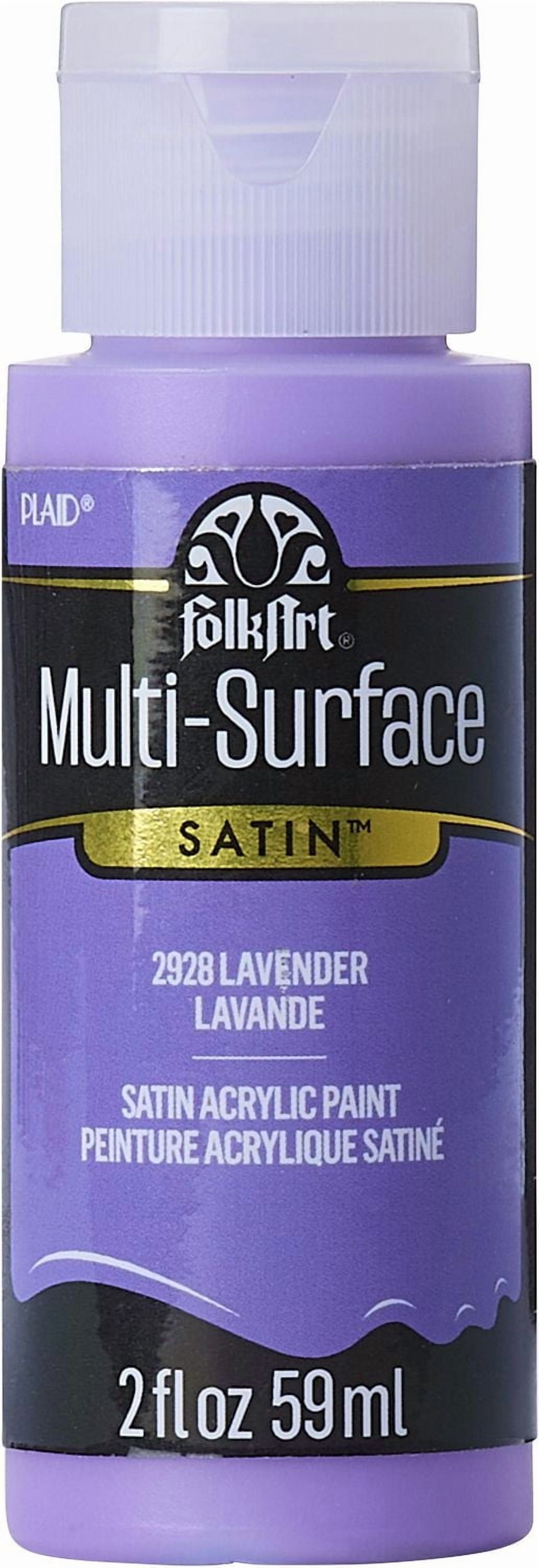 FolkArt Multi-Surface Satin Acrylic Paint, 2 fl. oz., Lavender